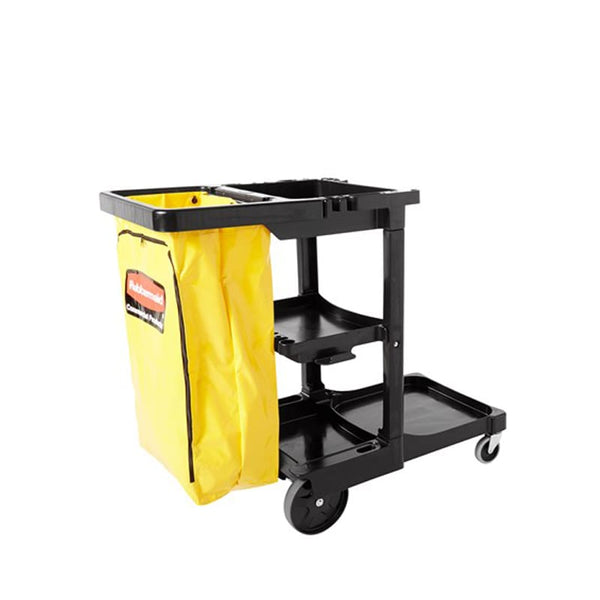 Rubbermaid Traditional Janitorial Cleaning Cart with Vinyl Bag