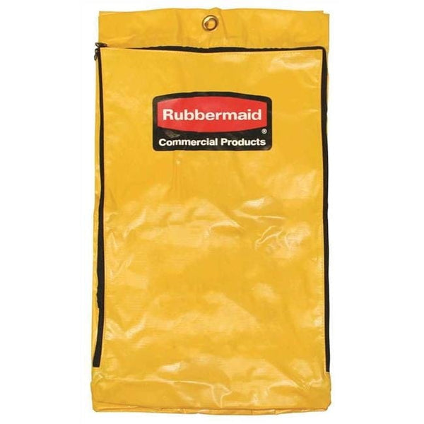 Rubbermaid 24-Gallon Vinyl Cleaning Cart Bag with Zipper