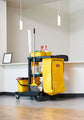 Rubbermaid Janitorial Cleaning Cart Black