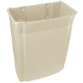 Rubbermaid Commercial Profile Wall-Mount Trash Container 15 Gallon Beige