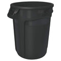 Rubbermaid Commercial Hinged Dome Tilt Truck Lid 1 Cubic Yard Black