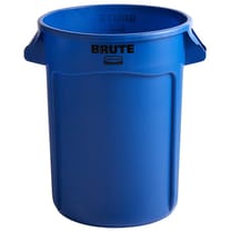 Rubbermaid BRUTE 44 Gal Round Trash Can Blue