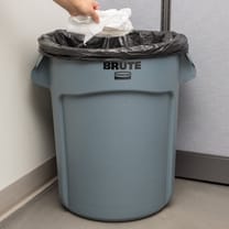 Rubbermaid BRUTE 20 Gal Round Trash Can Gray