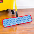 Rubbermaid HYGEN Microfiber 18" Wet Mop Pad Red Carton of 12