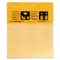 Rubbermaid Over-the-Spill Pad Tablet 17" x 14" Yellow 25-Pack