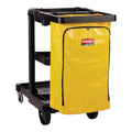 Rubbermaid Janitorial Cleaning Cart Black