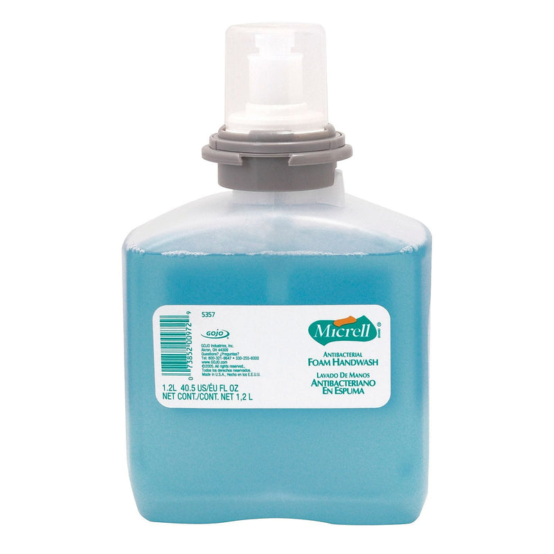 Micrell Antibacterial Foaming Hand Soap Refill for TFX Dispenser, Floral Scent, 1200 ml, 2/Carton