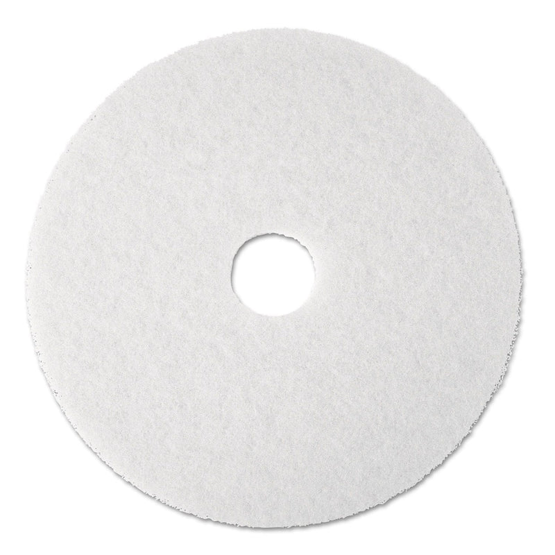 3M White Super Polish Pad, 20", 5/case
