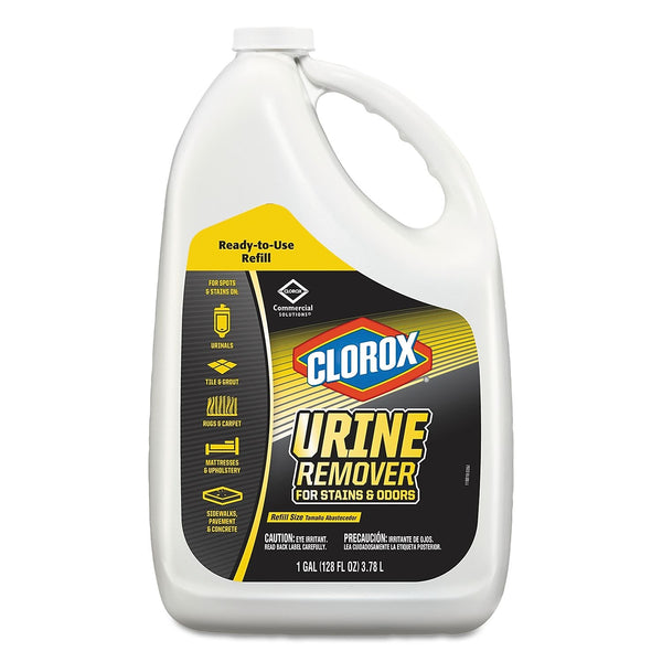 Clorox Urine Remover, 1 Gal Bottle, Clean Floral Scent, 4/carton