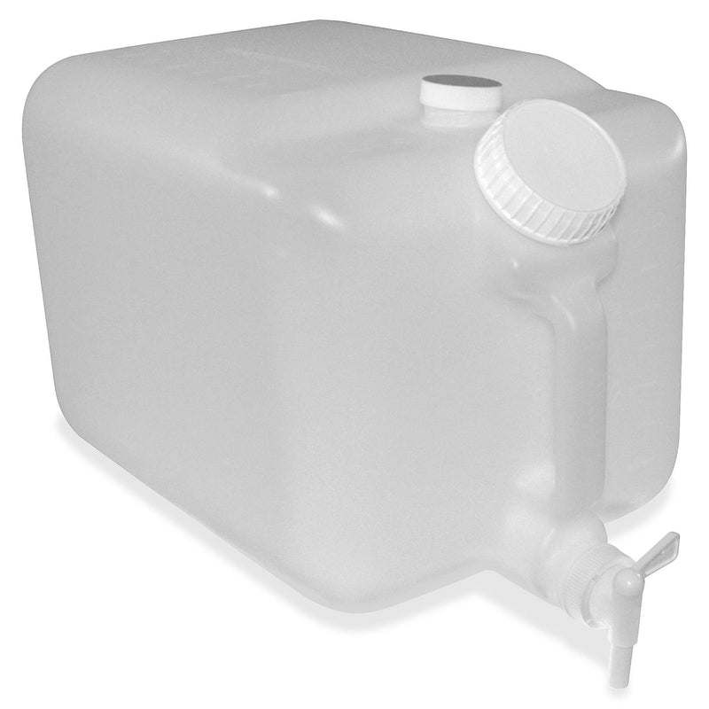 Hospeco 5 Gallon E-Z Fill Container with Faucet, Clear
