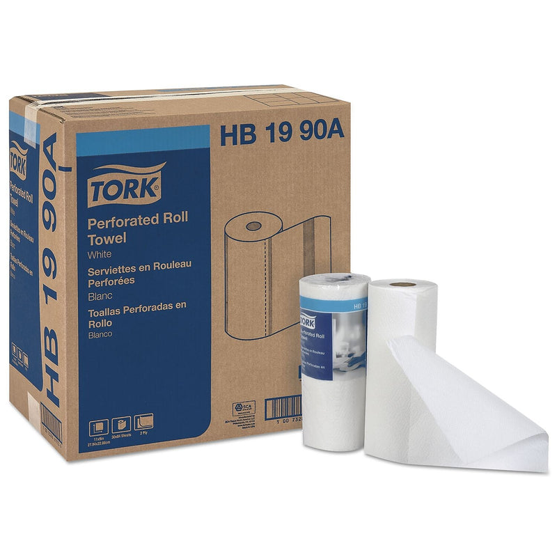 Tork Perforated Paper Roll Towel , 2-Ply , 30/Carton