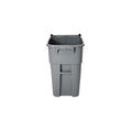 Rubbermaid Brute Plastic Outdoor Trash Can, 50 Gallon, Gray