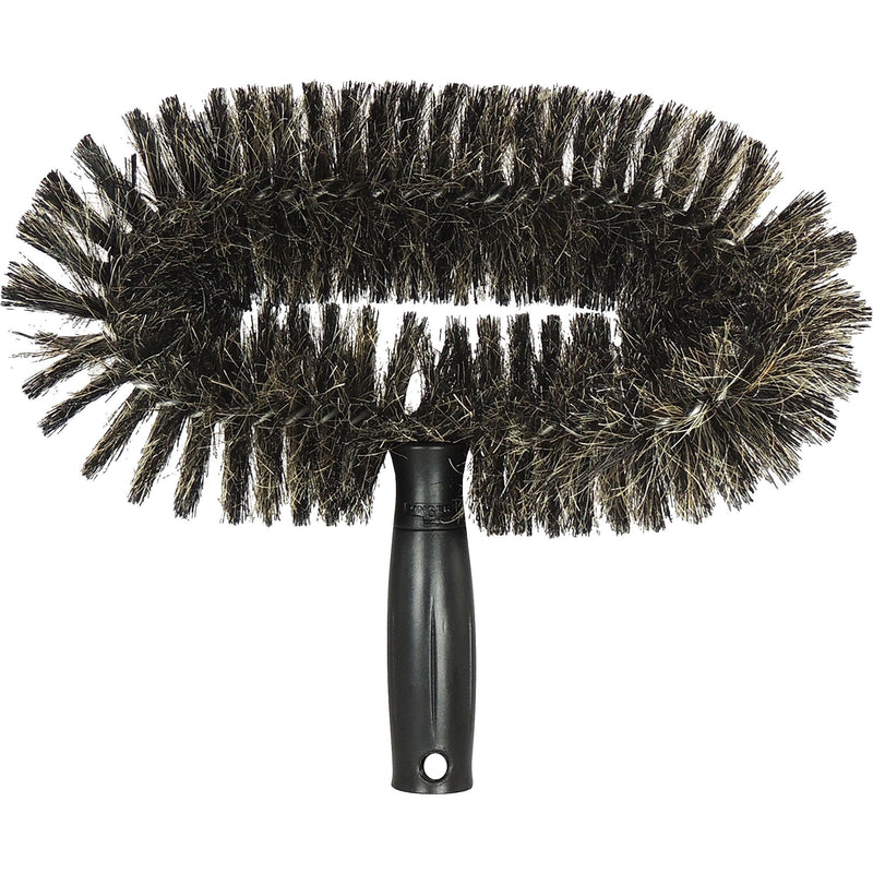 Unger Starduster Wallbrush, 9.4" Overall Length, 1 Each, Horsehair Bristle, Black, Brown