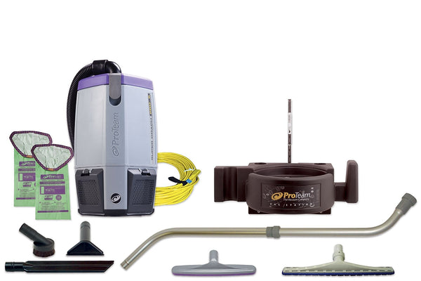 ProTeam Super Coach Pro 6 with Tool Kit, 20” JetSweep and Vac Station