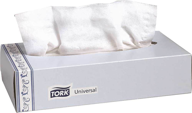 Tork Universal Facial Tissue, 2-ply, 100 Tissues/box, 30 Boxes/pack