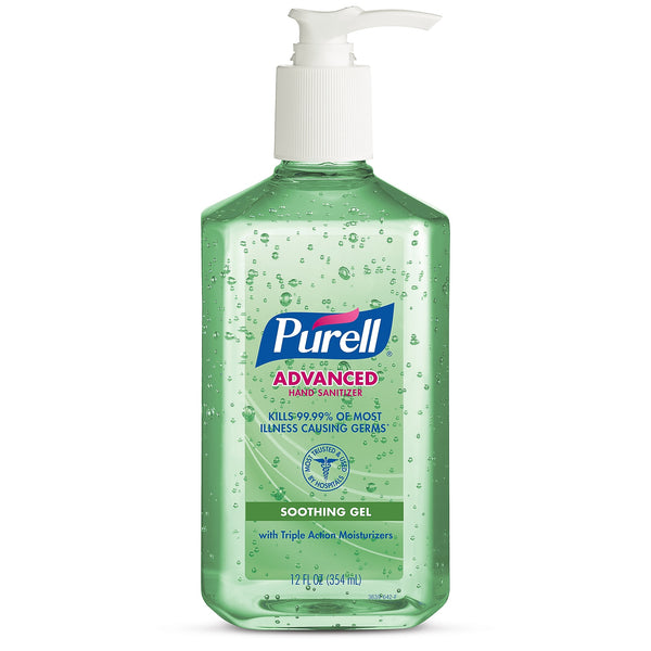 PURELL Advanced 70% Alcohol Gel Hand Sanitizer, Fresh Scent, 12 oz.
