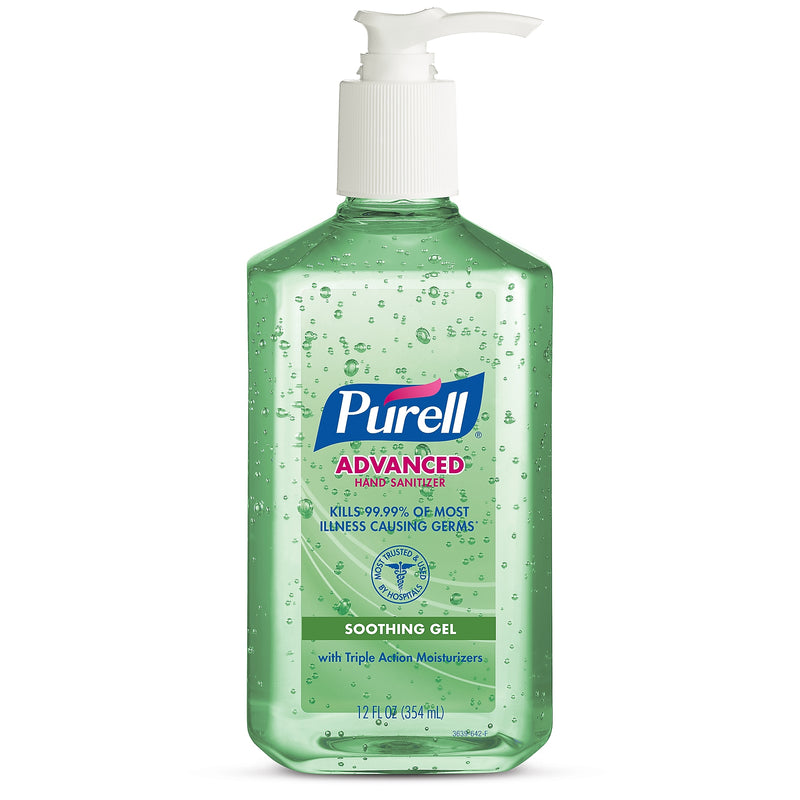 PURELL Advanced 70% Alcohol Gel Hand Sanitizer, Fresh Scent, 12 oz.