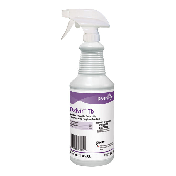 Diversey Oxivir TB One-Step Disinfectant Cleaner Unscented 32 oz (Case of 12)