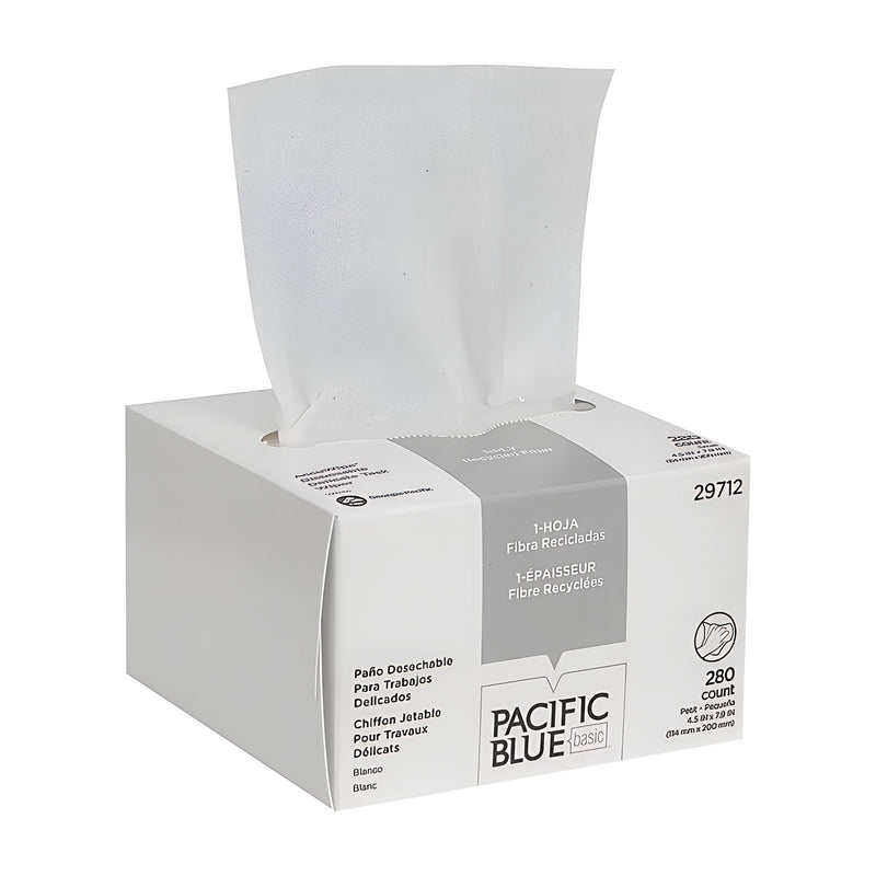 AccuWipe Recycled Single Fold Paper Towels, 1-ply, 280/Box