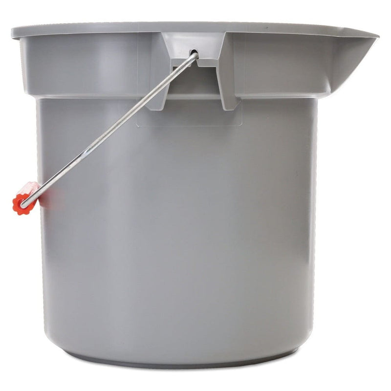 Rubbermaid BRUTE 14-Qt Heavy Duty Round Bucket Gray