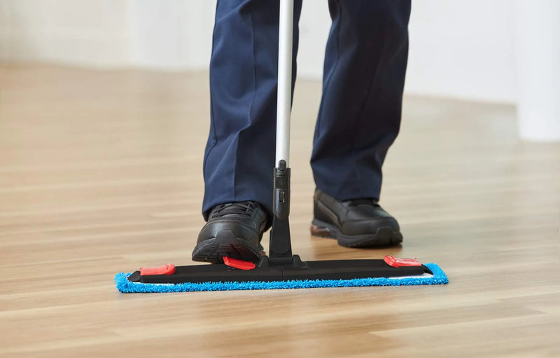 Rubbermaid Adaptable Flat Mop Microfiber Pad 18" Blue