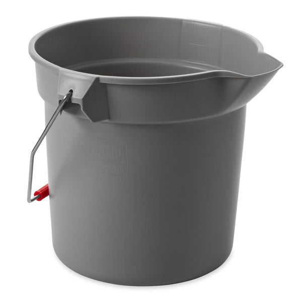 Rubbermaid BRUTE 10-Qt Round Bucket Gray