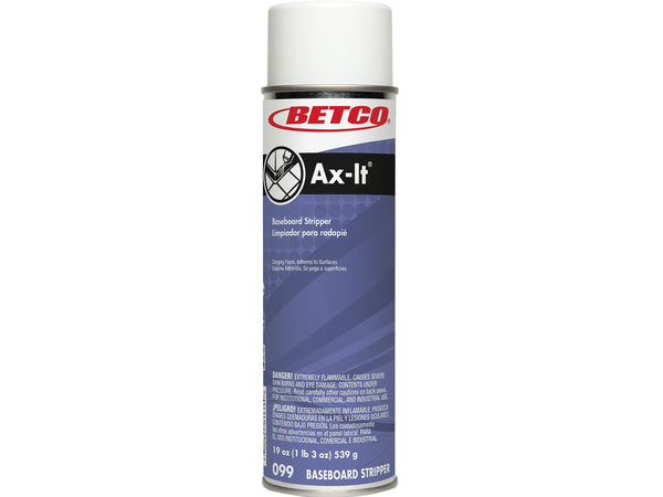 Betco Ax-It Aerosol Baseboard Stripper, Sassafras Scent, 19 Oz.