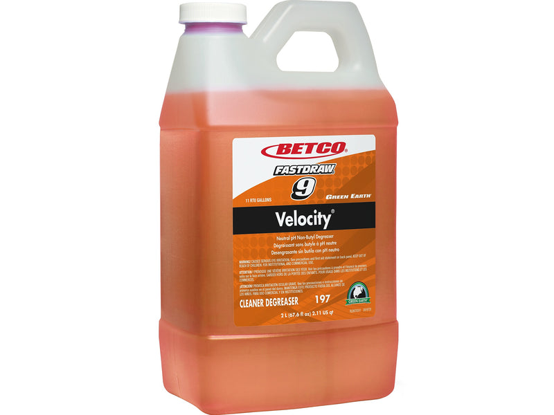 Betco Green Earth Velocity Degreaser, Fresh Scent, 67.6 Oz., 4/Carton