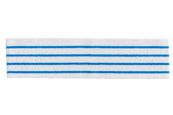 Rubbermaid HYGEN Microfiber Cleaning Pads, 4.75", x 19", White/Blue, 150 Pads/Pack