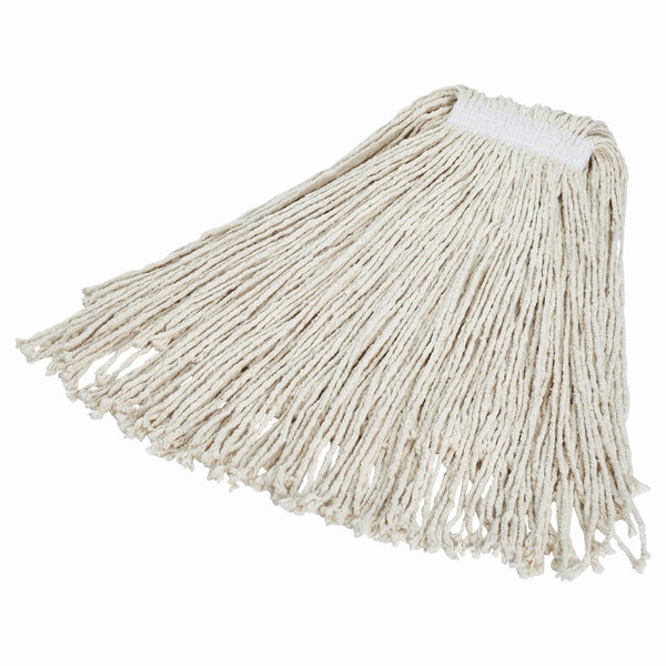 Rubbermaid Commercial Products Value Pro Cotton String Mop Head, 24 oz., White