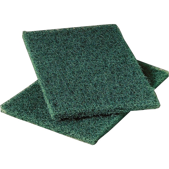 Scotch-Brite Heavy Duty Scouring Pads, Green, 12 Pads/Box