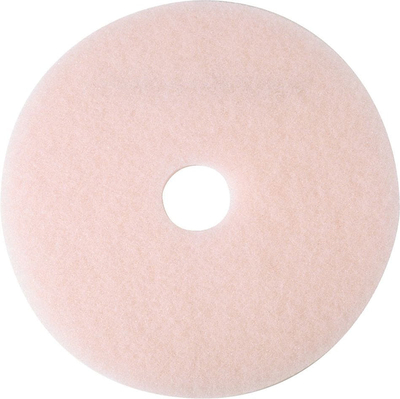 3M 27" Burnish Floor Pad, Pink, 5/Carton