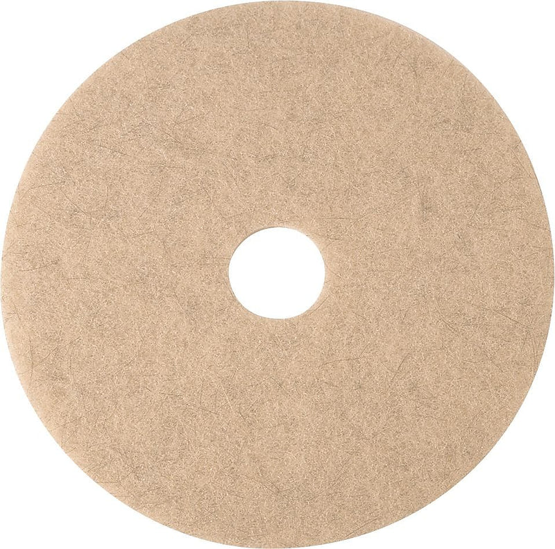 3M 27" Burnish Floor Pad, Tan, 5/Carton