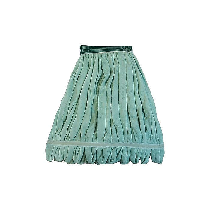 O'Dell Microfiber Tube Mop, 1 1/2" Headband, Green