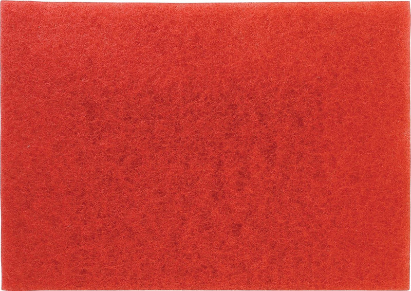 3M 14" Buffing Floor Pad, Red, 10/Carton