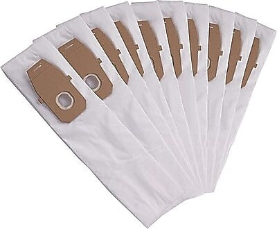 Hoover CU2 Commercial Upright Vacuum Bags, White, 10/Pack