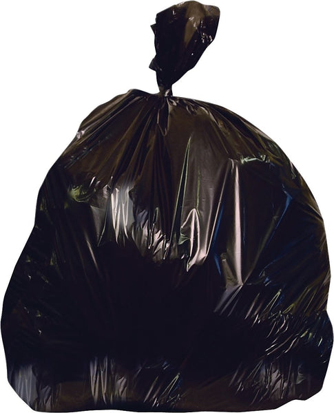 Heritage X-Liner 40-45 Gallon Industrial Trash Bag, 40" x 46", Low Density, 2 Mil, Black, 100 Bags/Carton