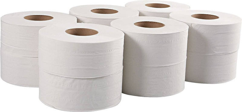 Tork Universal Jumbo Bath Tissue, 2-Ply, 1,000 Sheets/roll, 12 Rolls/carton