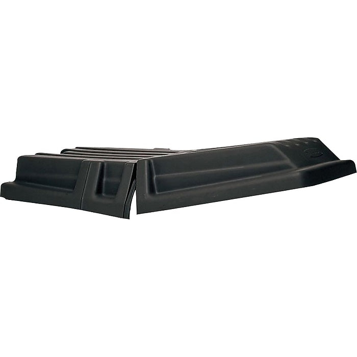 Rubbermaid Commercial Hinged Dome Tilt Truck Lid, Black