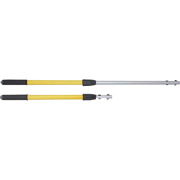 Rubbermaid Hygen Quick-Connect Extension Handle, Yellow, 20" - 40"