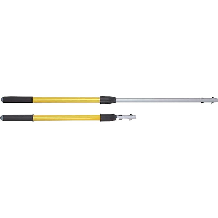 Rubbermaid Hygen Quick-Connect Extension Handle, Yellow, 20" - 40"
