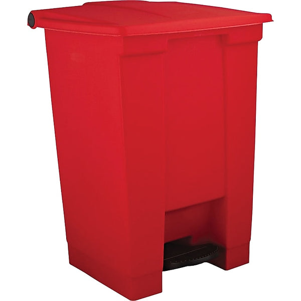 Rubbermaid Commercial FG614400RED Step-On Container 12 Gal Red
