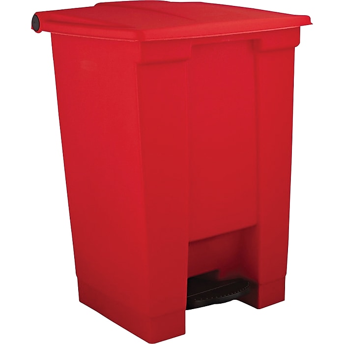 Rubbermaid Commercial FG614400RED Step-On Container 12 Gal Red