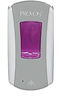 PROVON LTX 12 Automatic Wall Mounted Hand Soap Dispenser, Gray/Silver