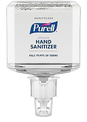PURELL Advanced 70% Alcohol Foaming Hand Sanitizer Refill for ES4 Dispenser, 1200 mL, 2/Carton