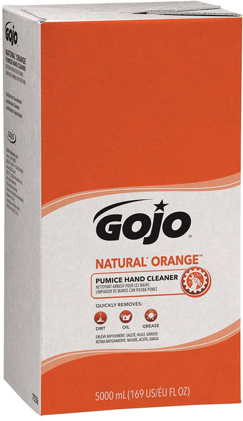 GOJO Natural Orange Liquid Hand Soap Refill for PRO TDX Dispenser, Orange Citrus Scent, 5000 ml., 2/Carton