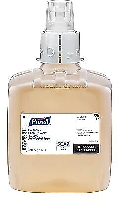 Purell Healthcare Healthy Soap 2% CHG Antimicrobial Foaming Hand Wash, Refill, 1250 mL, 3/Carton