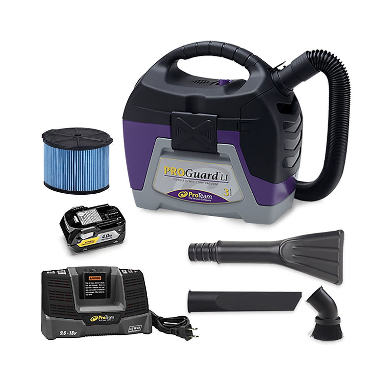 ProTeam ProGuard 4 Portable Vacuum Cleaner, 4 gal.