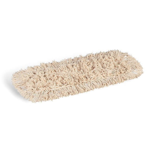Coastwide Professional Cut-End Dust Mop Head, Cotton, 18" x 5", White