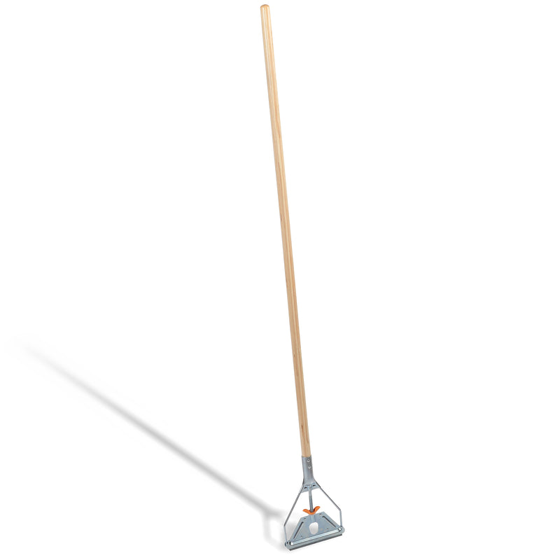 Coastwide Professional 60" Side-Gate Wood Wet Mop Handle, Galvanized Metal Head